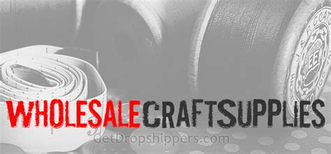 who are the best wholesale companies for crafting supplies